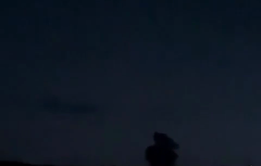 Thumbnail preview image for the video titled: Violent detonations in the town of Kafr Tebnit and areas between Al-Mansouri and Majdal Zoun
