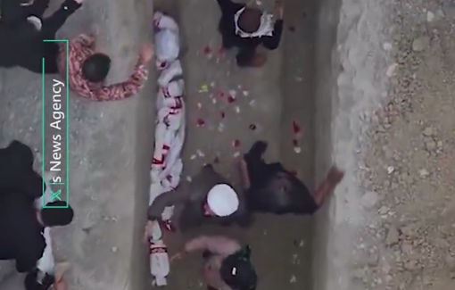 Thumbnail preview image for the video titled: DNA testing has identified 68 body fragments belonging to 32 children killed in the US airstrike on the Shajareh Tayyebeh elementary school in Minab