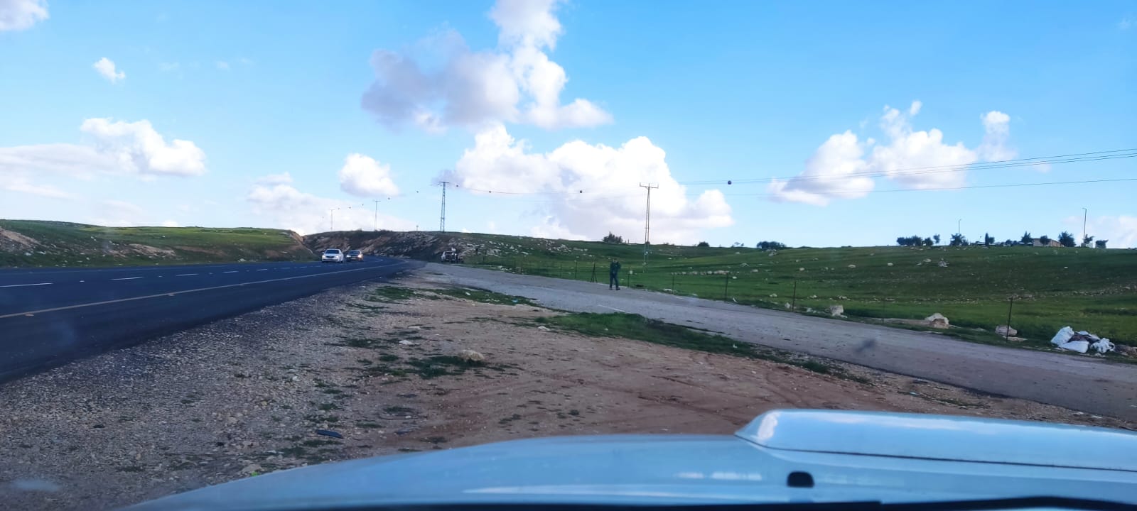 Thumbnail preview image for the video titled: A group of settlers fenced off Zanuta, in order to claim the land and prevent the residents from returning.