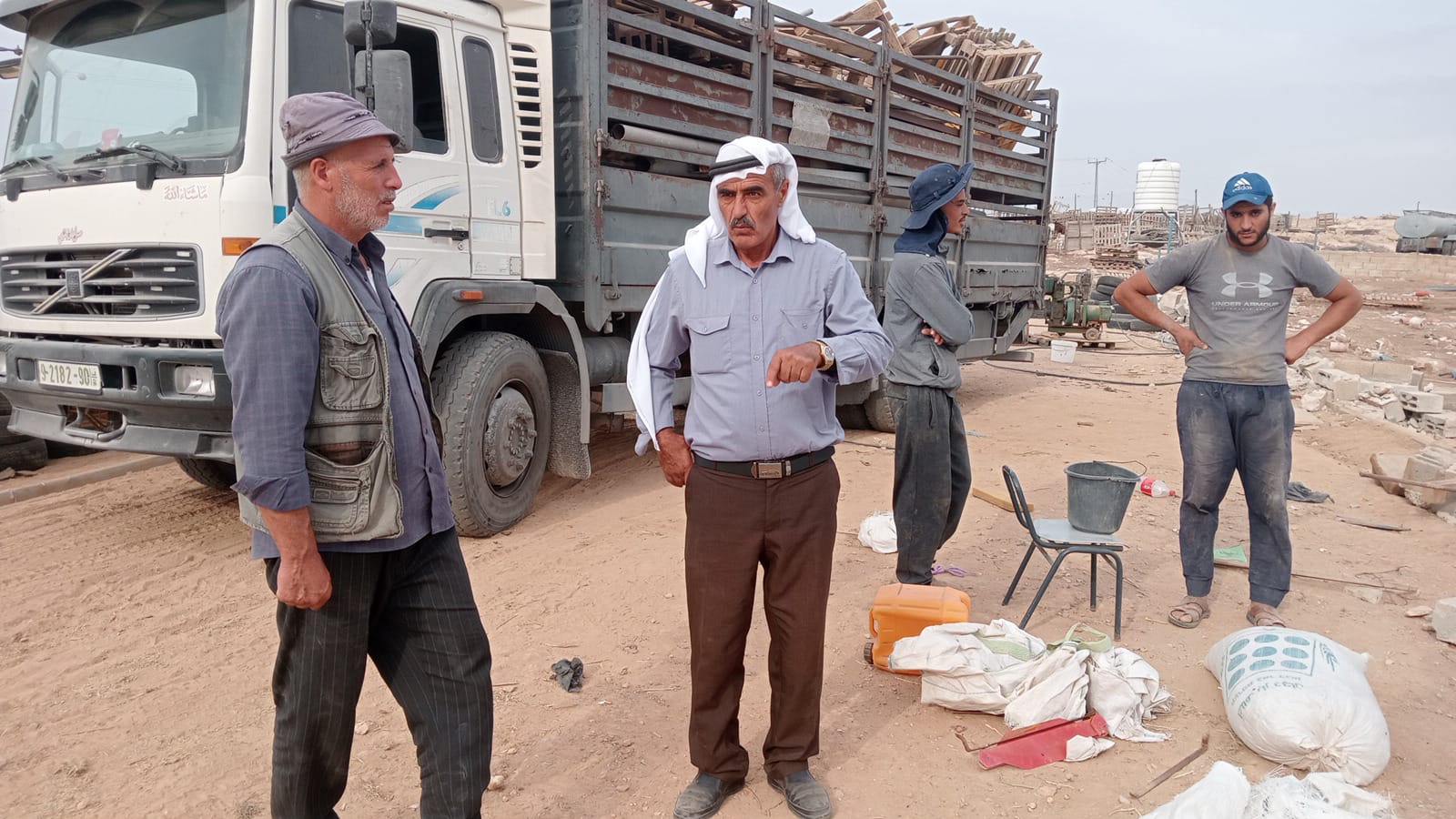 Thumbnail preview image for the video titled: The community of Khirbet Zanuta is packing up their village, forced to leave under settler harassement