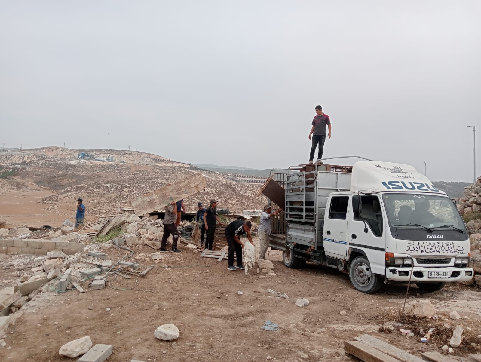Thumbnail preview image for the video titled: The community of Khirbet Zanuta is packing up their village, forced to leave under settler harassement