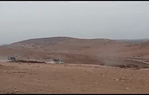 Thumbnail preview image for the video titled: The community of Khirbet Zanuta is packing up their village, forced to leave under settler harassement