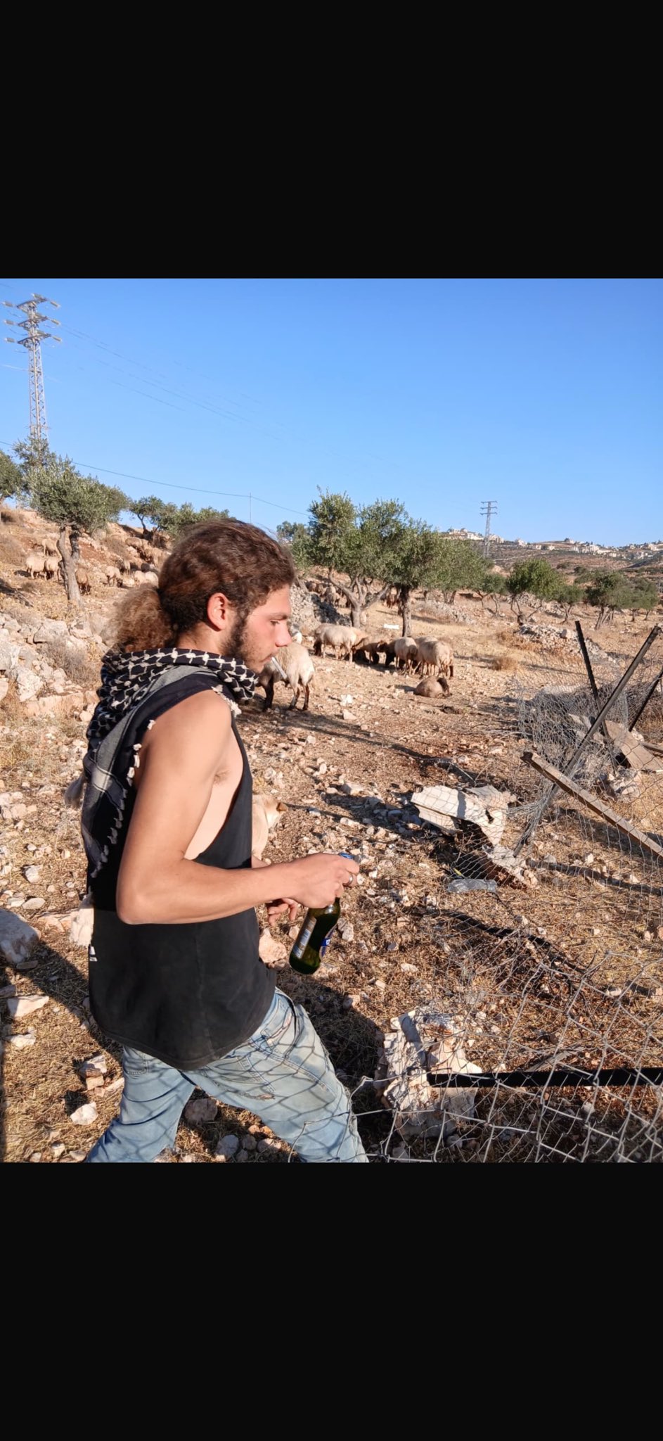 Thumbnail preview image for the video titled: A settler, alone, can invade a Bedouin community and use their home as if it were his own