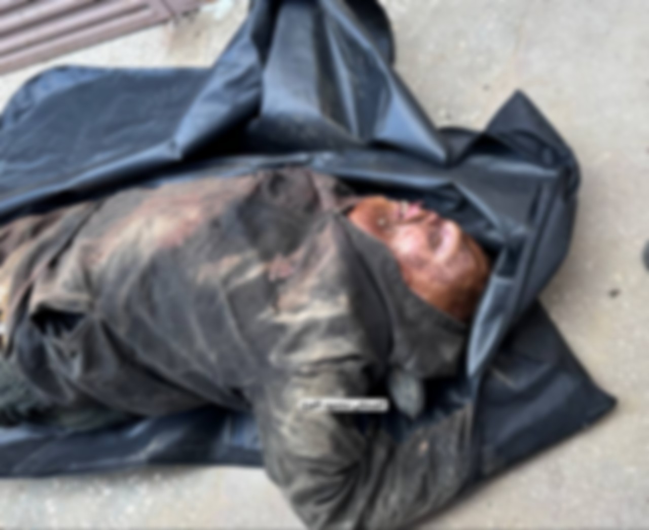 Thumbnail preview image for the video titled: Israeli forces returned the body of an elderly Palestinian detainee with an amputated leg