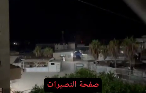 Thumbnail preview image for the video titled: The moment Israel bombed Al-Aqsa Martyrs hospital's warehouses