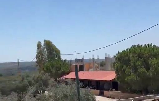 Thumbnail preview image for the video titled: Israeli airstrikes targeted Mansouri, South Lebanon