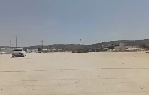 Thumbnail preview image for the video titled: Massive destruction of Palestinian businesses along Road 6010 near the village of Aba, east of Jenin