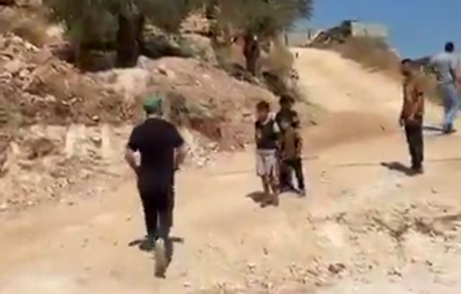 Thumbnail preview image for the video titled: Hundreds of soldiers evacuated 16 Qusra families from their homes on the pretext of preventing “friction” with settlers.