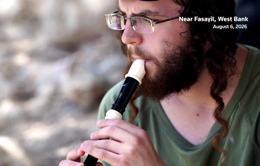 Thumbnail preview image for the video titled: Israeli settlers in the occupied West Bank diverted a spring that was a lifeline for the Palestinian village of Fasayil