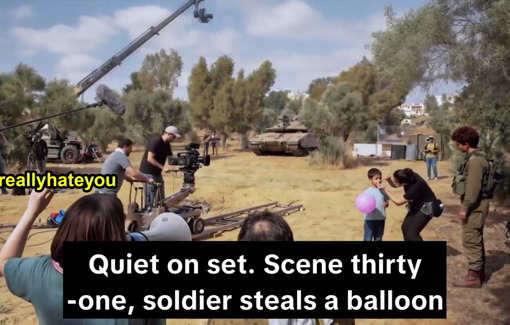 Thumbnail preview image for the video titled: Israeli Minister's campaign video promotes atrocities against Palestinians as fake