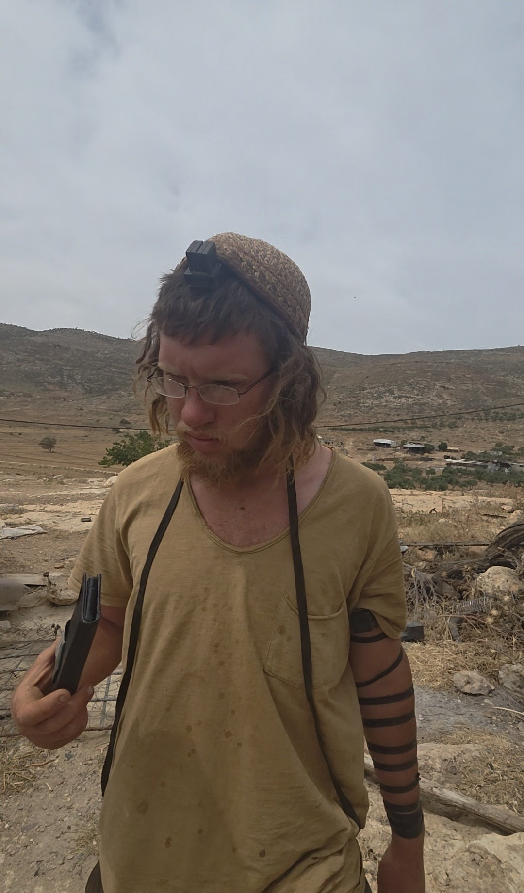 Thumbnail preview image for the video titled: Evil deeds of the indicted Settler Yedidya Kaufman (At-Tawil)