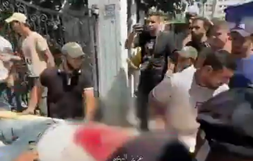 Thumbnail preview image for the video titled: Recovery of bodies of police leadership killed by Israeli bombing