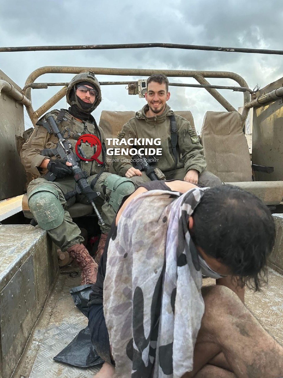 Thumbnail preview image for the video titled: IDF soldiers continue trend of abductee-abuse end of service celebratory photos