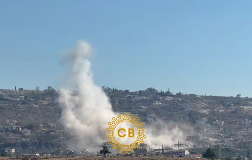 Thumbnail preview image for the video titled: Israeli army uses quadcopter to detonate the local elementary school here in occupied Mansouri