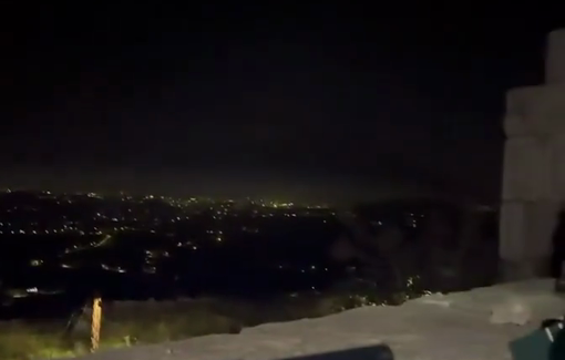 Thumbnail preview image for the video titled: Israeli soldiers rejoicing while detonating the Aali at-Taher ridge with more than 1,000 tons of explosives