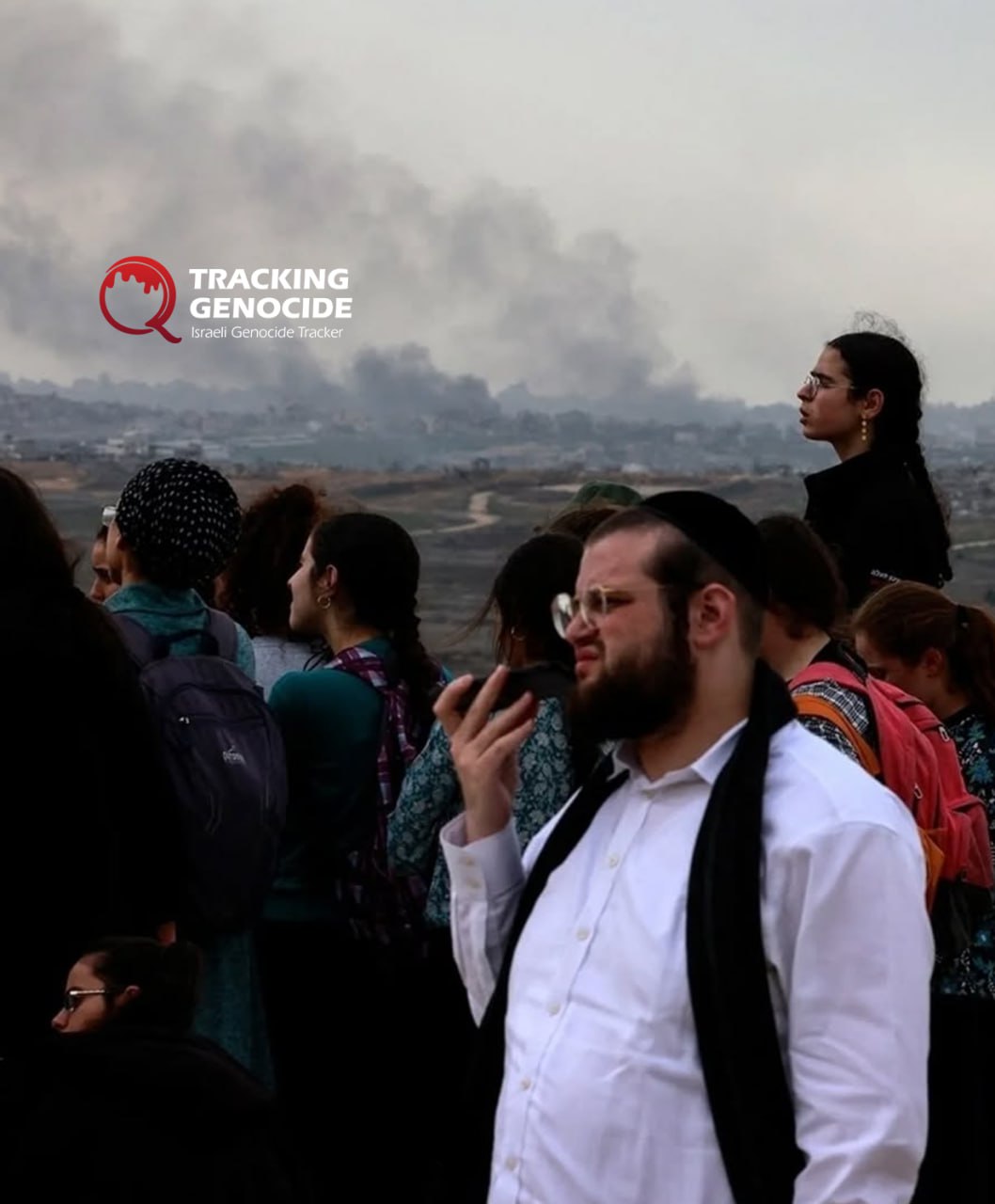Thumbnail preview image for the video titled: Settler groups visiting areas overlooking northern Gaza