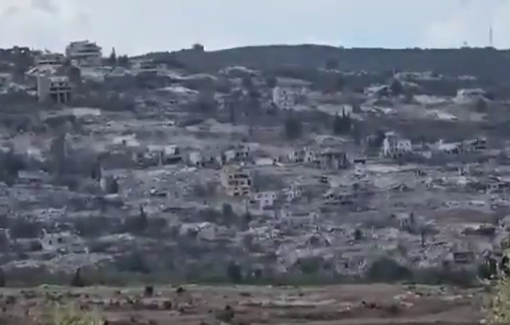 Thumbnail preview image for the video titled: Mansouri is being reduced to absolute rubble by Israeli forceS