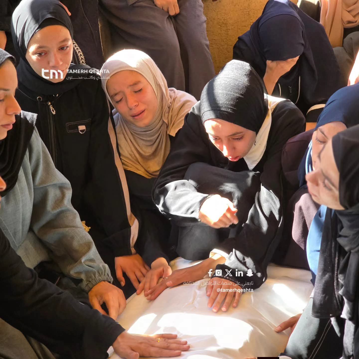 Thumbnail preview image for the video titled: Family mourns police lieutenant killed by Israel in the "safe zone"