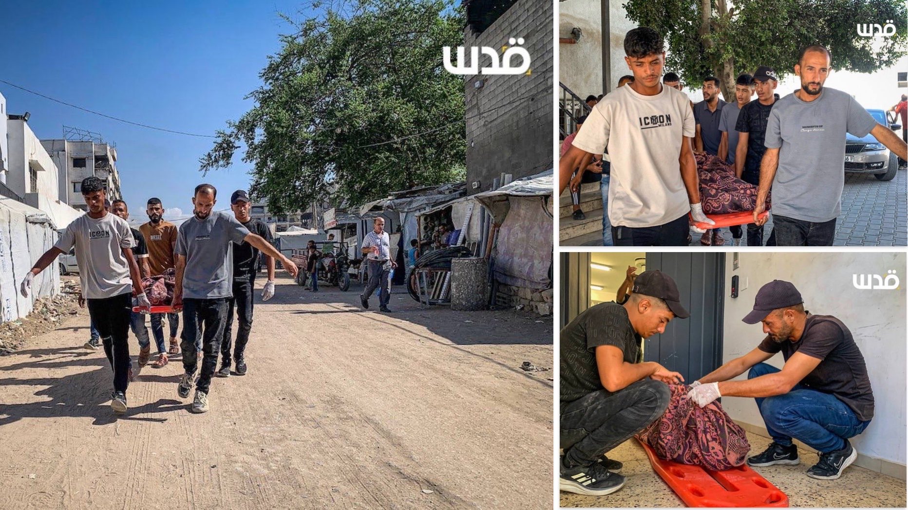 Thumbnail preview image for the video titled: Freed Palestinian killed in Beit Lahia