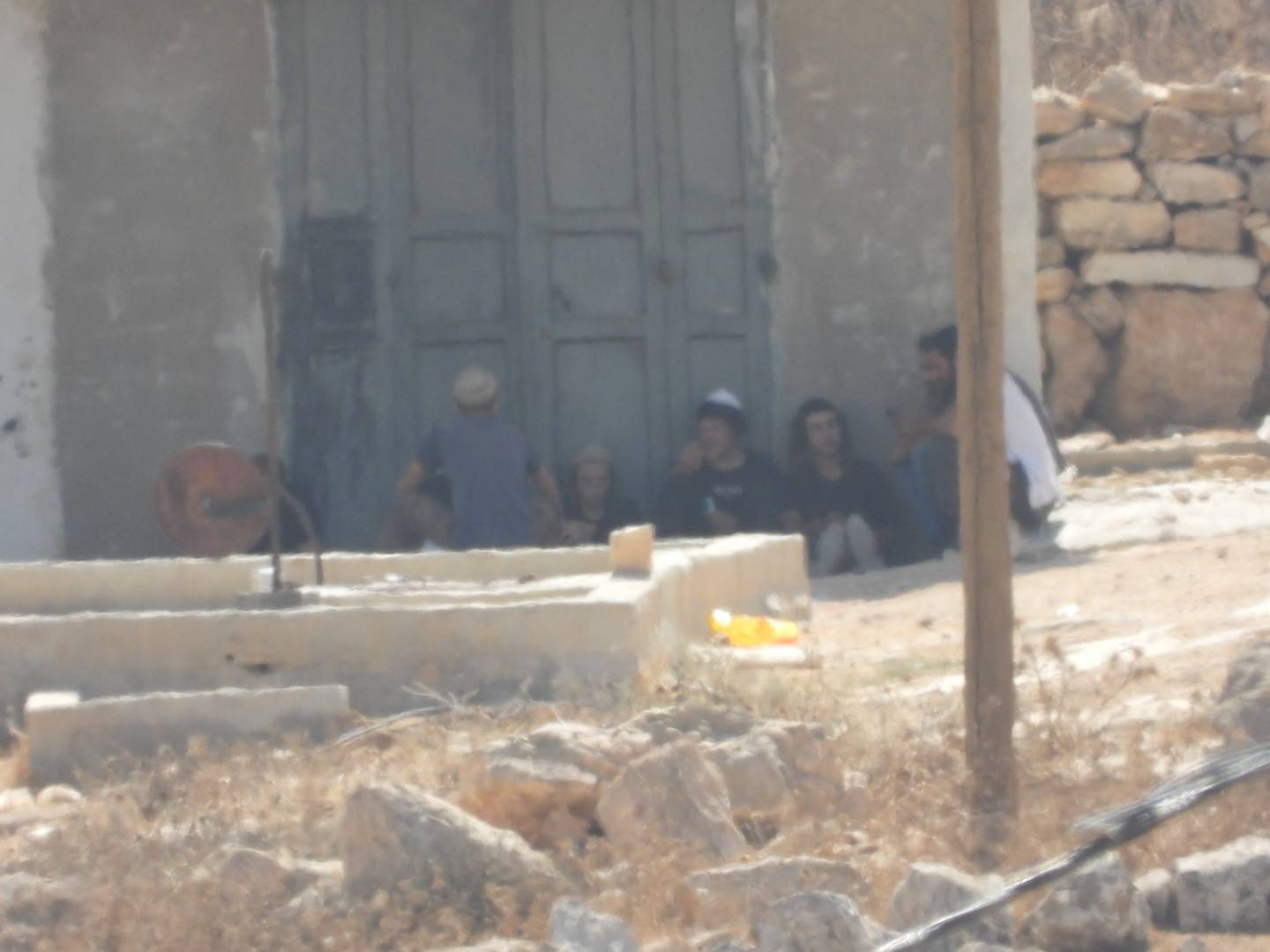 Thumbnail preview image for the video titled: Settlers have been blocking a Palestinian house in Wadi Rakhim for the third consecutive day