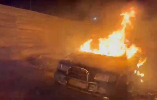 Thumbnail preview image for the video titled: Gangs of settler attack on the Palestinian community in Wadi al-Rahim