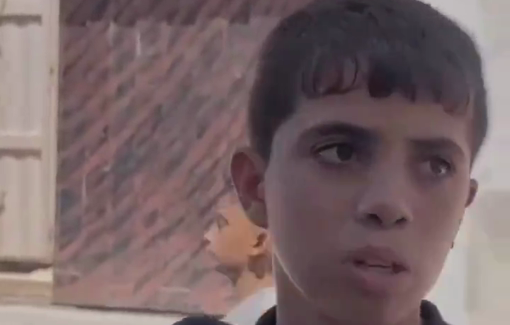 Thumbnail preview image for the video titled: Palestinian boy pleas for live :"They want us to live in humiliation, but we're still steadfast"