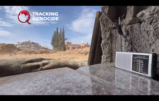 Thumbnail preview image for the video titled: American Israeli sheriff Adar Yahalom boasting about the thrill of the destruction inflicted in Gaza