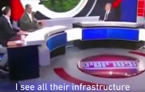 Thumbnail preview image for the video titled: IDF Rabbi captain sees victory in destroying homes and Nakba-like displacement