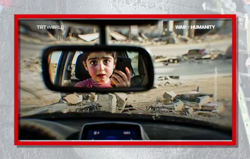 Thumbnail preview image for the video titled: A touching video that reconstructs the last moments of the life of the Palestinian child Hind Rajab