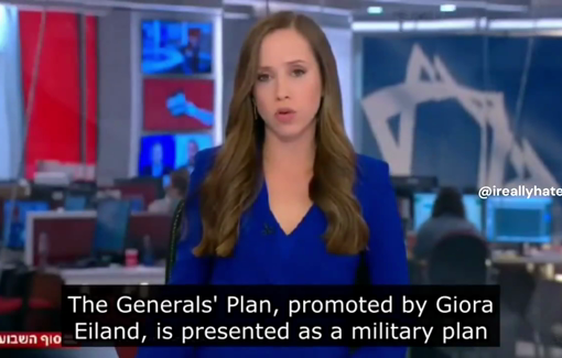 Thumbnail preview image for the video titled: People behind the Generals' Plan are right-wing activists, who are planning Israeli settlement in Gaza as the next stage