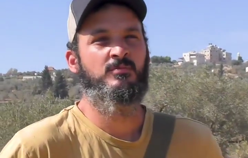 Thumbnail preview image for the video titled: Blody pogrom in Sinjil during the olive harvest