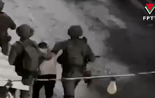 Thumbnail preview image for the video titled: Mass arrest at surrounded Dheisheh camp by israeli forces